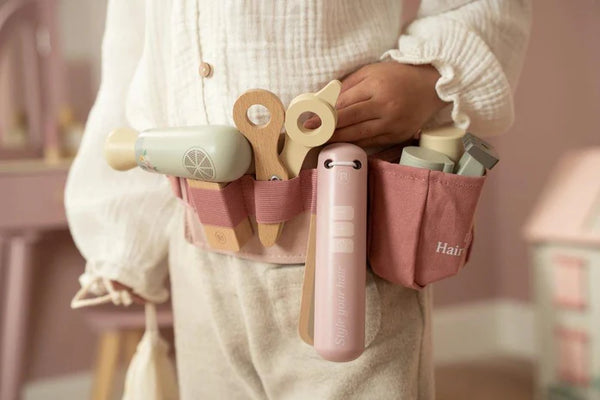 CONJUNTO DE CABELEIREIRO - ESSENTIALS PINK