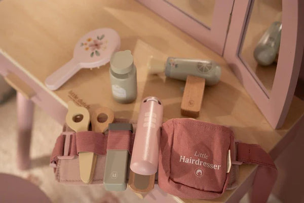 CONJUNTO DE CABELEIREIRO - ESSENTIALS PINK