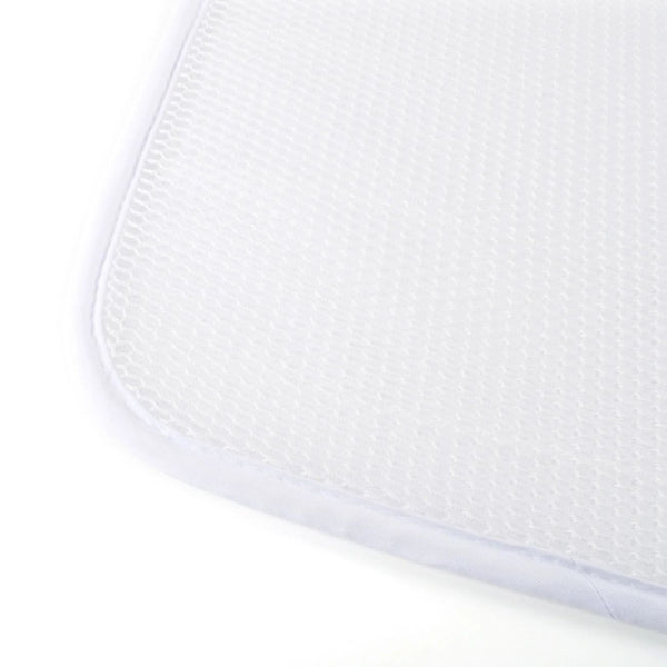 Resguardo 3D Impermeável AeroSleep 60 × 120 cm para colchão de berço, com estrutura respirável, camada absorvente e proteção impermeável.