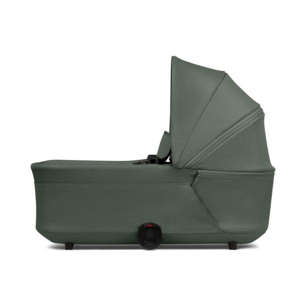 Alcofa JOOLZ HUB 2 compatível com o carrinho Joolz Hub 2, com colchão respirável de 77 cm, sistema de ventilação integrado e capota solar extensível para bebés desde o nascimento até aos 9 kg. Forest Green