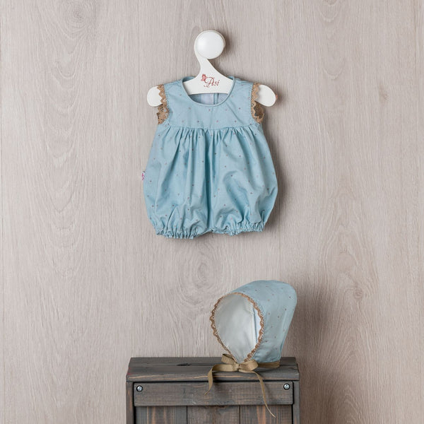 Roup para boneco pablo de 43cm em azul fofo