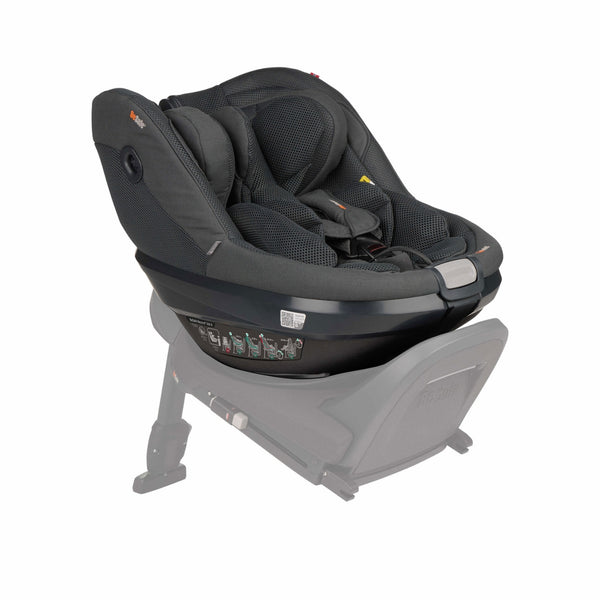 Cadeira auto BeSafe Beyond² 360 B desde o nascimento até 125 cm e 22 kg, com rotação 360°, instalação ISOFIX e Universal Level Technology. Anthracite Mesh