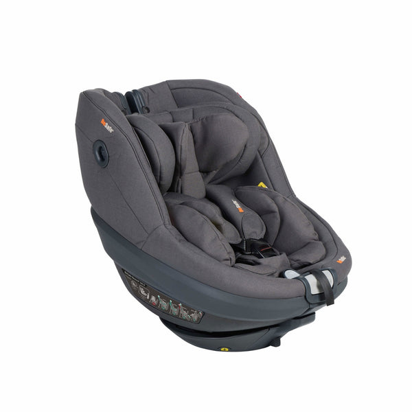Cadeira auto BeSafe Beyond² 360 B desde o nascimento até 125 cm e 22 kg, com rotação 360°, instalação ISOFIX e Universal Level. Dark Grey Melange