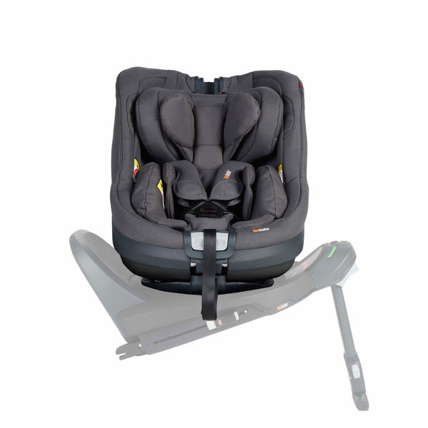 Cadeira auto BeSafe Beyond² 360 B desde o nascimento até 125 cm e 22 kg, com rotação 360°, instalação ISOFIX e Universal Level. Dark Grey Melange
