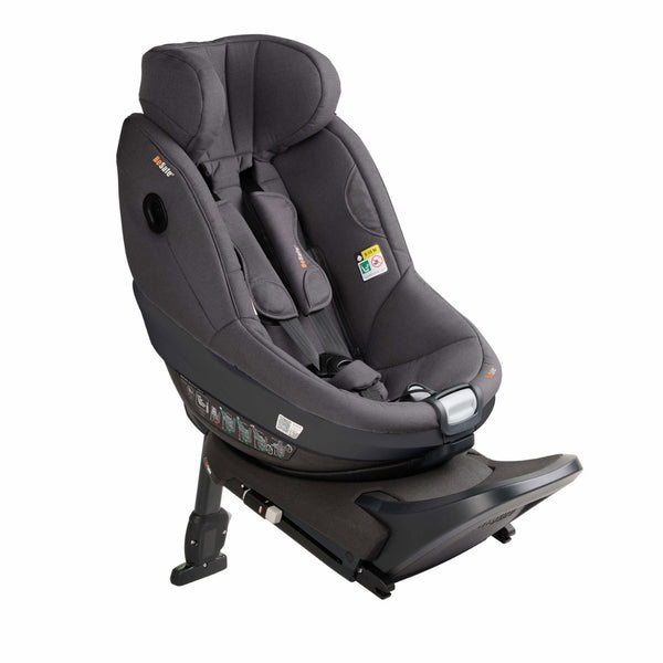 Cadeira auto BeSafe Beyond² 360 B desde o nascimento até 125 cm e 22 kg, com rotação 360°, instalação ISOFIX e Universal Level. Dark Grey Melange