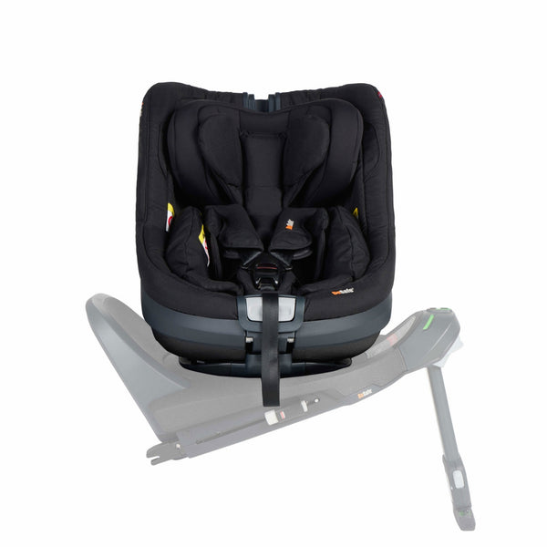 Cadeira auto BeSafe Beyond² 360 B desde o nascimento até 125 cm e 22 kg, com rotação 360°, instalação ISOFIX e Universal Level Fresh Black Cab