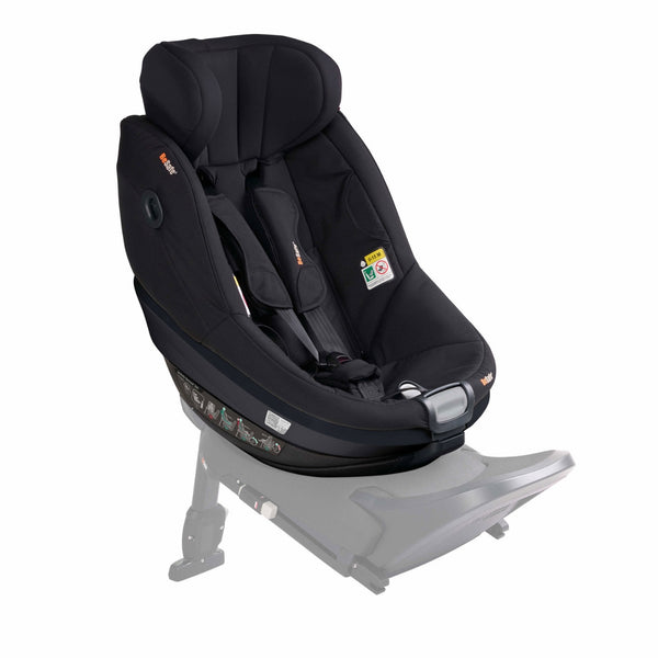 Cadeira auto BeSafe Beyond² 360 dos 61 aos 125 cm com rotação 360°, proteção SIP+, Universal Level Technology e espaço para pernas ajustável. Fresh Black Cab