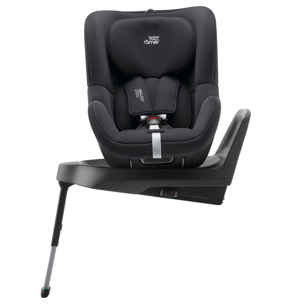 Cadeira auto giratória Britax Römer Dualfix M Plus i-Size com rotação 360 graus e instalação ISOFIX cor midnight grey