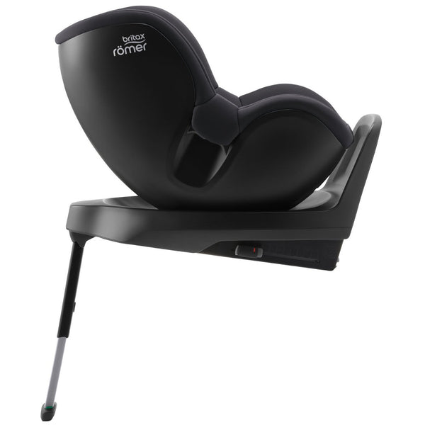 Cadeira auto giratória Britax Römer Dualfix M Plus i-Size com rotação 360 graus e instalação ISOFIX cor midnight grey