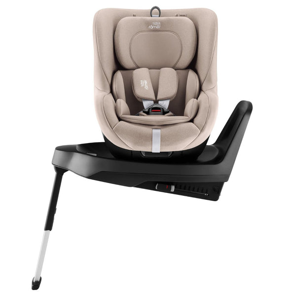 Cadeira auto giratória Britax Römer Dualfix M Plus i-Size com rotação 360 graus e instalação ISOFIX cor teak