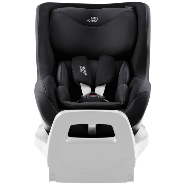 Cadeira auto Britax Römer Dualfix 5Z i-Size com rotação de 360° na Flex Base 5Z, 12 posições de reclinação, arnês de 5 pontos e proteção contra impactos laterais para crianças dos 61 aos 105 cm. Carbon Black