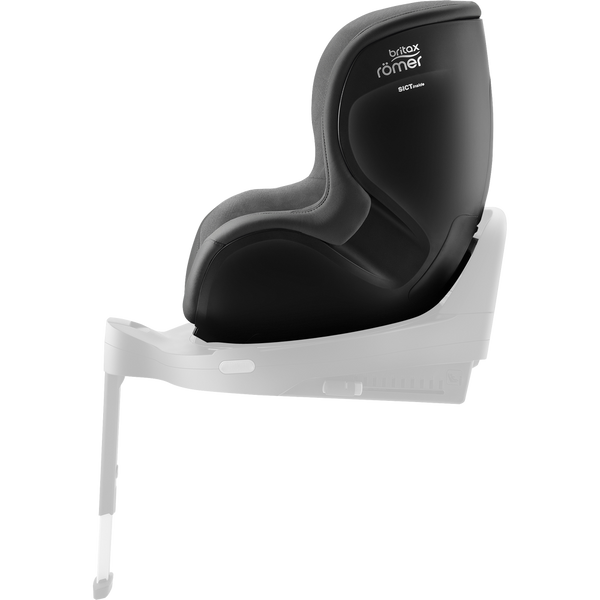 Cadeira auto Britax Römer Dualfix 5Z i-Size com rotação de 360° na Flex Base 5Z, 12 posições de reclinação, arnês de 5 pontos e proteção contra impactos laterais para crianças dos 61 aos 105 cm. Style Mineral Grey