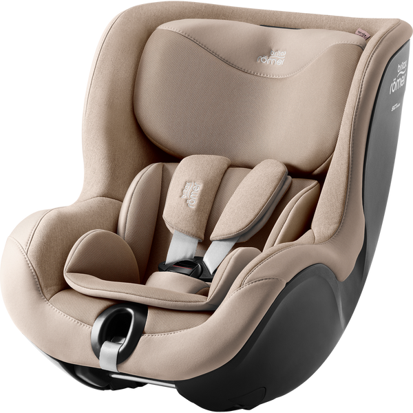 Cadeira auto Britax Römer Dualfix 5Z i-Size com rotação de 360° na Flex Base 5Z, 12 posições de reclinação, arnês de 5 pontos e proteção contra impactos laterais para crianças dos 61 aos 105 cm. Teak