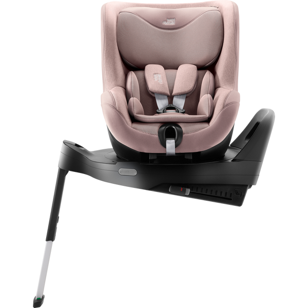 Cadeira auto Britax Römer Dualfix Pro M i-Size com rotação de 360°, tecnologia SICT, 12 posições de reclinação, encosto de cabeça em V, ISOFIX integrado e utilização dos 61 aos 105 cm. Dusty Rose