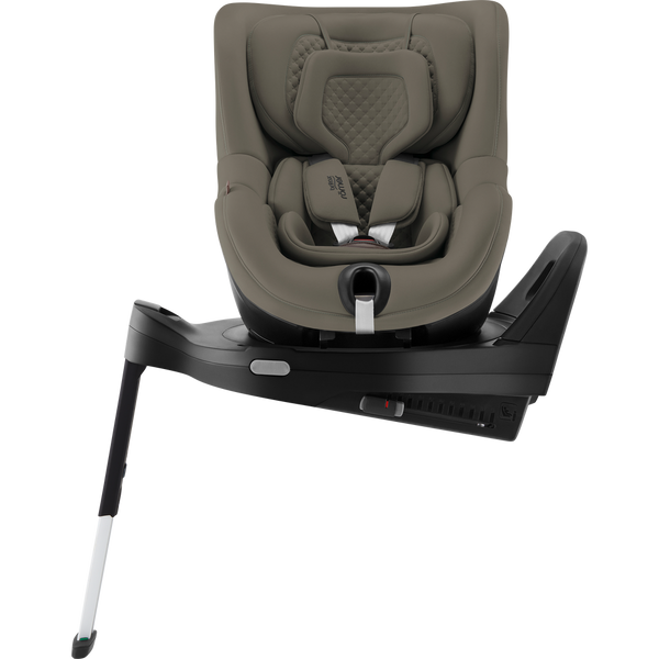 Cadeira auto Britax Römer Dualfix Pro M i-Size com rotação de 360°, tecnologia SICT, 12 posições de reclinação, encosto de cabeça em V, ISOFIX integrado e utilização dos 61 aos 105 cm. Urban Olive