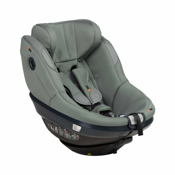 Cadeira auto BeSafe Beyond² 360 dos 61 aos 125 cm com rotação 360°, proteção SIP+, Universal Level Technology e espaço para pernas ajustável. Meadow Green Softbreeze
