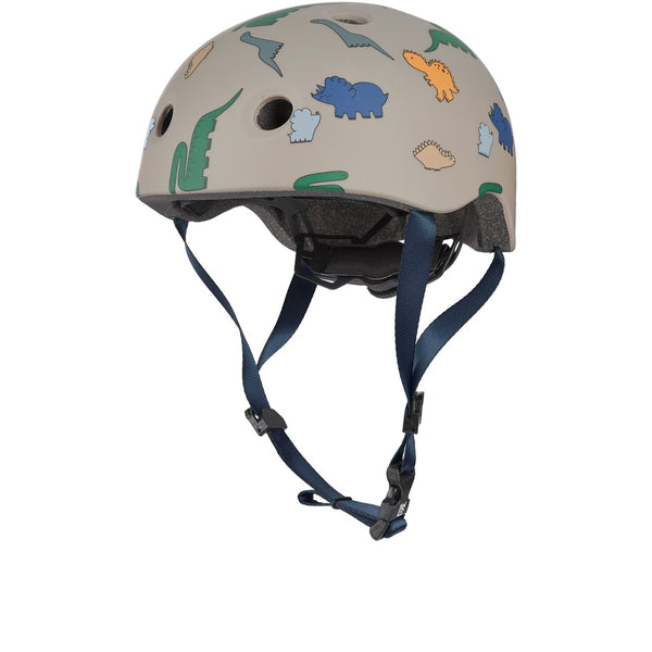 Capacete infantil S Liewood para perímetro de cabeça de 48 a 52 cm, em policarbonato durável, com interior macio e ajuste regulável.
Dino Mist