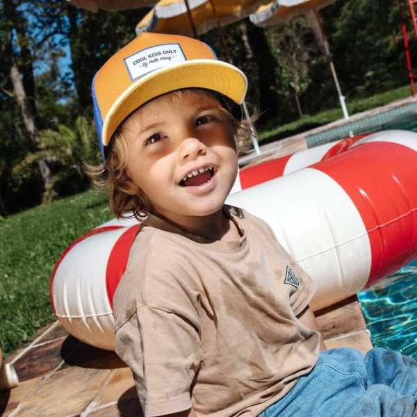 Chapéu para criança Hello Hossy na Cor Canyon foto de criança