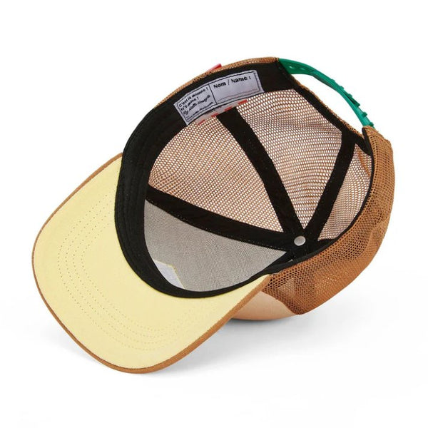 Chapéu para criança Hello Hossy na Cor Iced Coffe interior