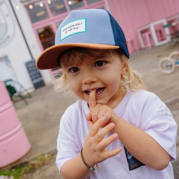 Chapéu para criança Hello Hossy na Cor Marine foto de criança