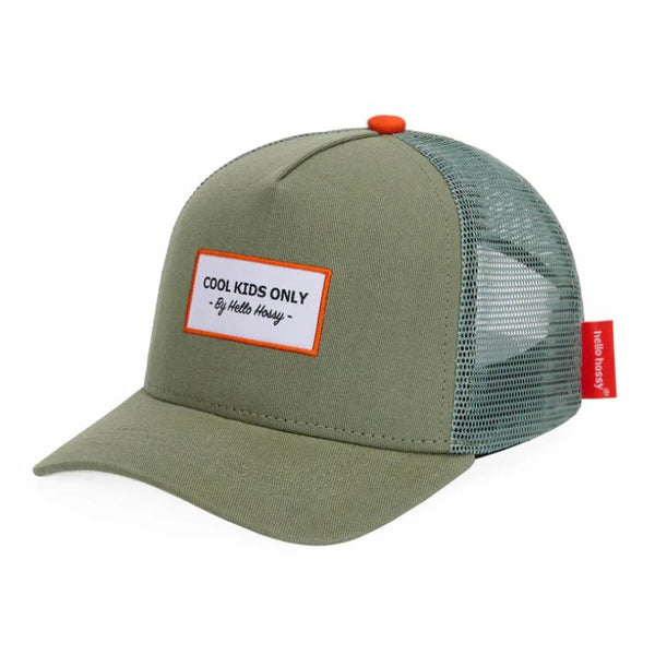 Chapéu para criança Hello Hossy na Cor Olive frente