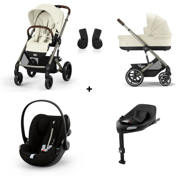 CYBEX BALIOS S LUX PLUS SILVER PACK - STONE GRAY