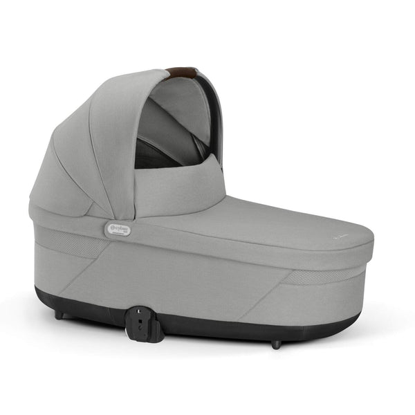 CYBEX BALIOS S LUX PLUS TRIO + BASE com carrinho Balios S Lux, alcofa S Lux, cadeira auto Cloud G Plus com posição horizontal, Base G ISOFIX e adaptadores. Sistema de viagem completo desde o nascimento até aos 22 kg. Stone Grey