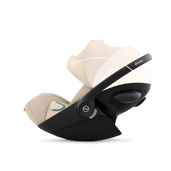 Cadeira auto CYBEX Cloud G3 Plus i-Size para bebé com posição totalmente deitada, ventilação Plus, proteção lateral L.S.P. e compatibilidade com Base G/G3 e Travel System Almond Beige