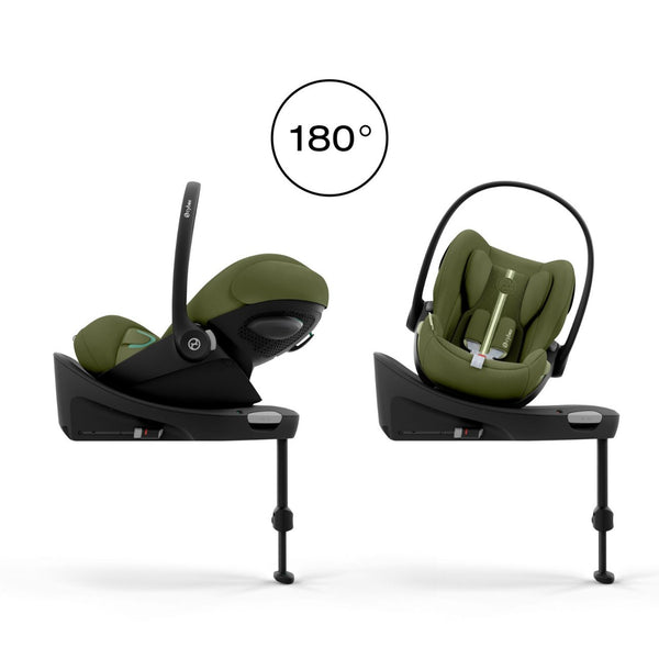 Cadeira auto CYBEX Cloud G3 Plus i-Size para bebé com posição totalmente deitada, ventilação Plus, proteção lateral L.S.P. e compatibilidade com Base G/G3 e Travel System Moss Green