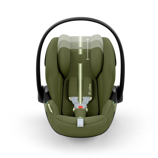 Cadeira auto CYBEX Cloud G3 Plus i-Size para bebé com posição totalmente deitada, ventilação Plus, proteção lateral L.S.P. e compatibilidade com Base G/G3 e Travel System Moss Green