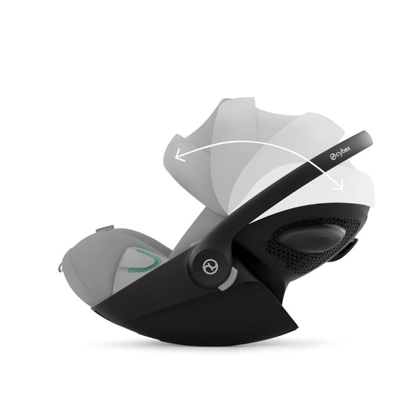 Cadeira auto CYBEX Cloud G3 Plus i-Size para bebé com posição totalmente deitada, ventilação Plus, proteção lateral L.S.P. e compatibilidade com Base G/G3 e Travel System stoney grey