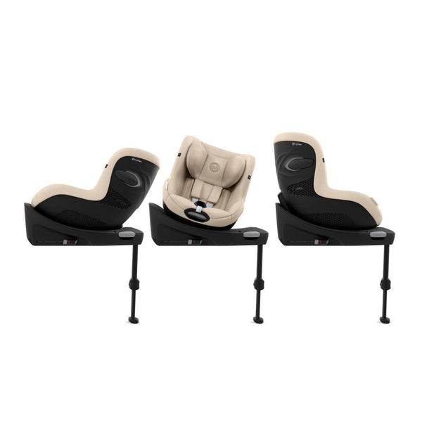 CYBEX Sirona G3, cadeira auto i-Size com rotação de 360°, contramarcha até aos 4 anos, sistema de proteção lateral L.S.P. e compatível exclusivamente com a Base G3. Almond Beige