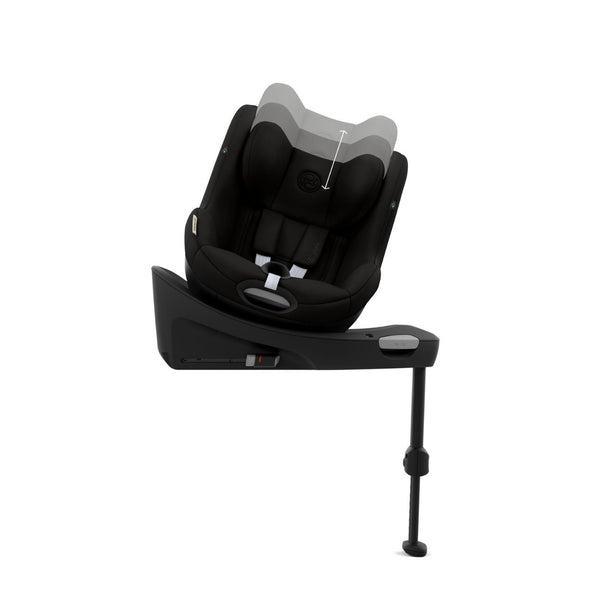 CYBEX Sirona G3, cadeira auto i-Size com rotação de 360°, contramarcha até aos 4 anos, sistema de proteção lateral L.S.P. e compatível exclusivamente com a Base G3. Moon Black