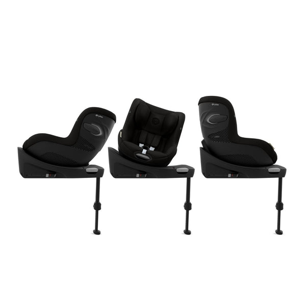CYBEX Sirona G3, cadeira auto i-Size com rotação de 360°, contramarcha até aos 4 anos, sistema de proteção lateral L.S.P. e compatível exclusivamente com a Base G3. Moon Black