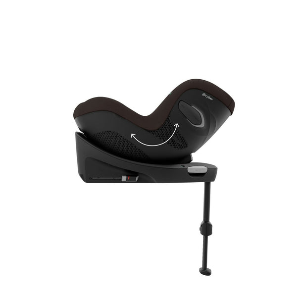 CYBEX Sirona G3 Plus, cadeira auto i-Size com rotação de 360°, tecidos Plus 6 vezes mais respiráveis, proteção lateral L.S.P. e compatível exclusivamente com a Base G3. Chocolate Brown