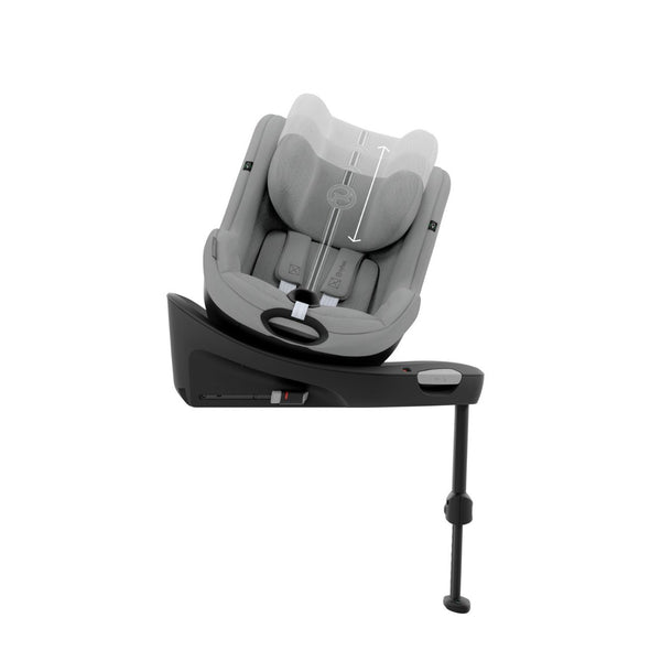 CYBEX Sirona G3 Plus, cadeira auto i-Size com rotação de 360°, tecidos Plus 6 vezes mais respiráveis, proteção lateral L.S.P. e compatível exclusivamente com a Base G3. Stone Grey