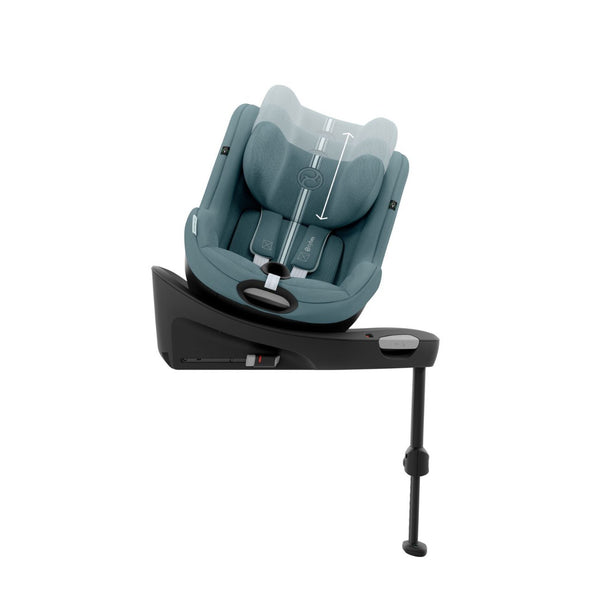 CYBEX Sirona G3 Plus, cadeira auto i-Size com rotação de 360°, tecidos Plus 6 vezes mais respiráveis, proteção lateral L.S.P. e compatível exclusivamente com a Base G3. Stormy Blue