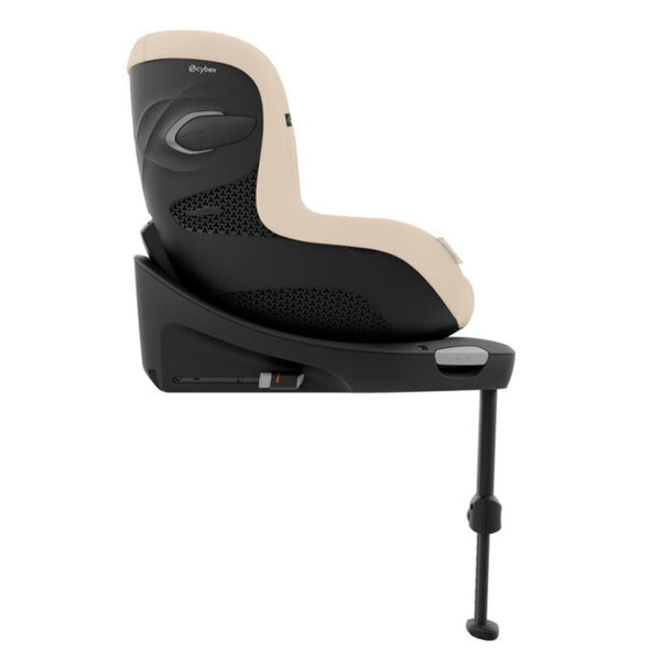 Cadeira auto CYBEX Sirona G Plus i-Size com rotação 360 e proteção lateral na cor Almond beige