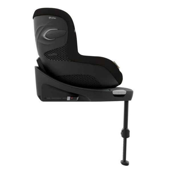 Cadeira auto CYBEX Sirona G Plus i-Size com rotação 360 e proteção lateral na cor Moon Black - preto