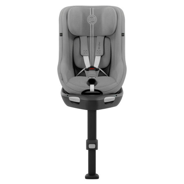 Cadeira auto CYBEX Sirona G Plus i-Size com rotação 360 e proteção lateral na cor stormy grey - cinzento
