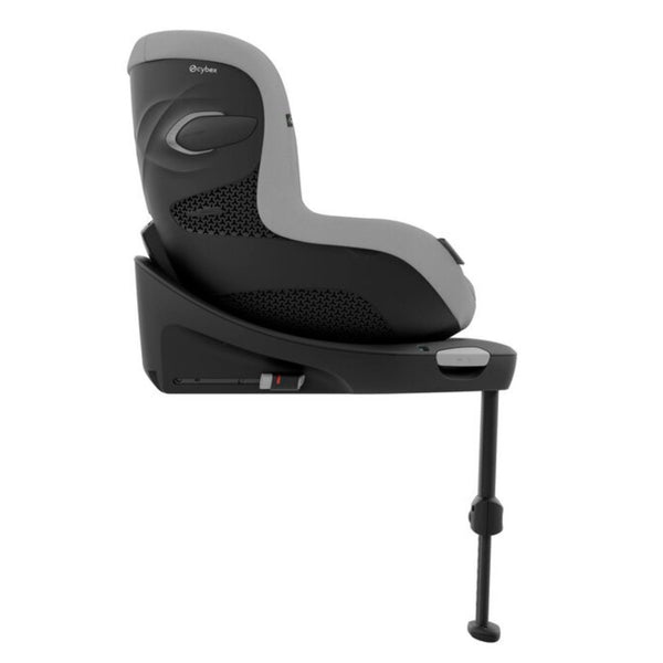 Cadeira auto CYBEX Sirona G Plus i-Size com rotação 360 e proteção lateral na cor stormy grey - cinzento