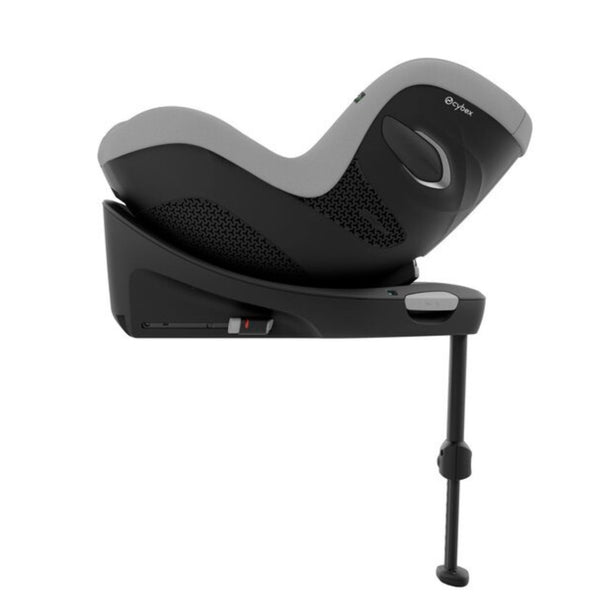 Cadeira auto CYBEX Sirona G Plus i-Size com rotação 360 e proteção lateral na cor stormy grey - cinzento