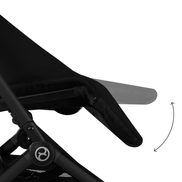 CARRINHO COMPACTO CYBEX ORFEO, carrinho ultraleve de 6,3 kg, compatível com bagagem de mão, reclinação totalmente horizontal, arnês One-Pull, capota XL UPF 50+, Travel System e compatibilidade com cadeiras auto CYBEX, Maxi-Cosi e BeSafe desde o nascimento até aos 22 kg.