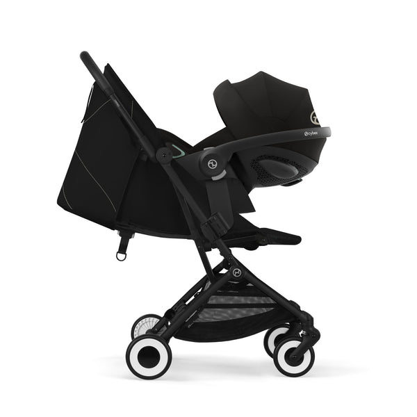 CARRINHO COMPACTO CYBEX ORFEO, carrinho ultraleve de 6,3 kg, compatível com bagagem de mão, reclinação totalmente horizontal, arnês One-Pull, capota XL UPF 50+, Travel System e compatibilidade com cadeiras auto CYBEX, Maxi-Cosi e BeSafe desde o nascimento até aos 22 kg.