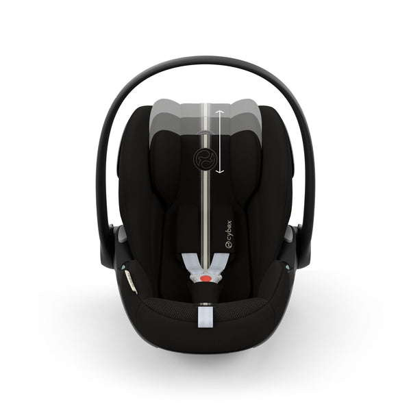 Cadeira auto CYBEX Cloud G Plus i-Size com reclinação totalmente horizontal, tecido em malha respirável, proteção lateral L.S.P., capota UPF50+ e compatível com Base G ISOFIX para bebés dos 40 aos 87 cm.