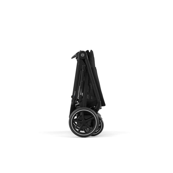 CYBEX e-GAZELLE S BLACK TRIO + BASE com carrinho elétrico, alcofa Gazelle S, cadeira auto Cloud G Plus com reclinação ergonómica, Base G ISOFIX e adaptadores incluídos. Sistema de viagem premium desde o nascimento.