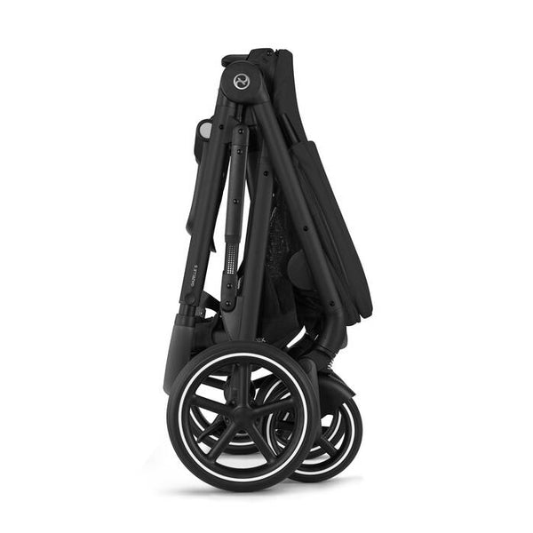 CYBEX GAZELLE S BLACK, carrinho de bebé para uma ou duas crianças, com mais de 20 configurações, arnês One-Pull, fecho compacto, grande capacidade de arrumação e compatibilidade com cadeiras auto CYBEX, BeSafe e Maxi-Cosi.