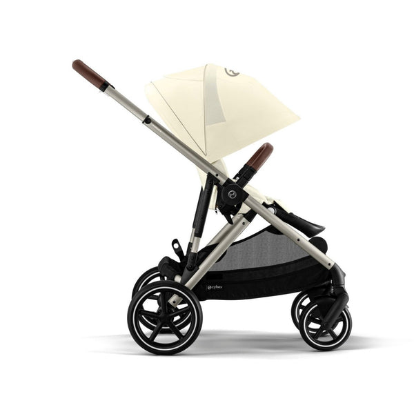 CYBEX GAZELLE S TAUPE, carrinho modular para uma ou duas crianças com mais de 20 configurações, arnês One-Pull, fecho compacto, capacidade de carga até 23 kg e compatibilidade com alcofas, cadeiras auto e acessórios Gazelle S. Seashell Beige