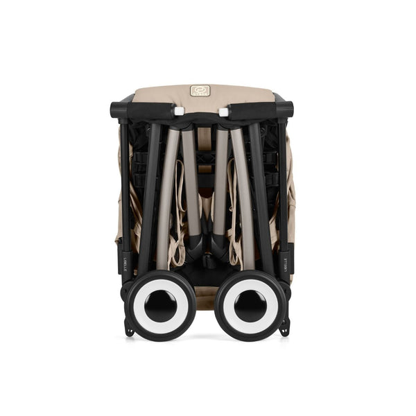 Carrinho compacto CYBEX Libelle de 6 kg com fecho ultracompacto para ALMOND BEIGE