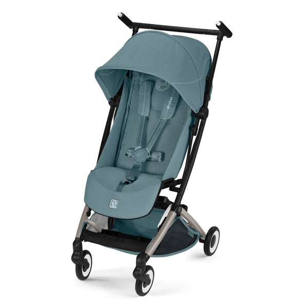 Carrinho compacto CYBEX Libelle de 6 kg com fecho ultracompacto para STORMY BLUE